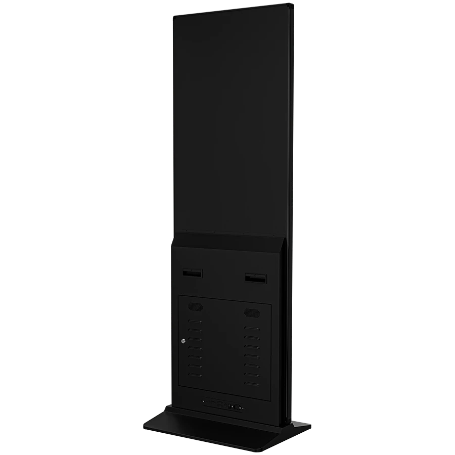 65" Indoor Digital Signage 4K Vertical Totem Prestigio Solutions