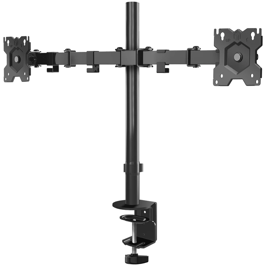 ONKRON Dual Monitor Stand for 13''-32'' Screens up to 8 kg, Black