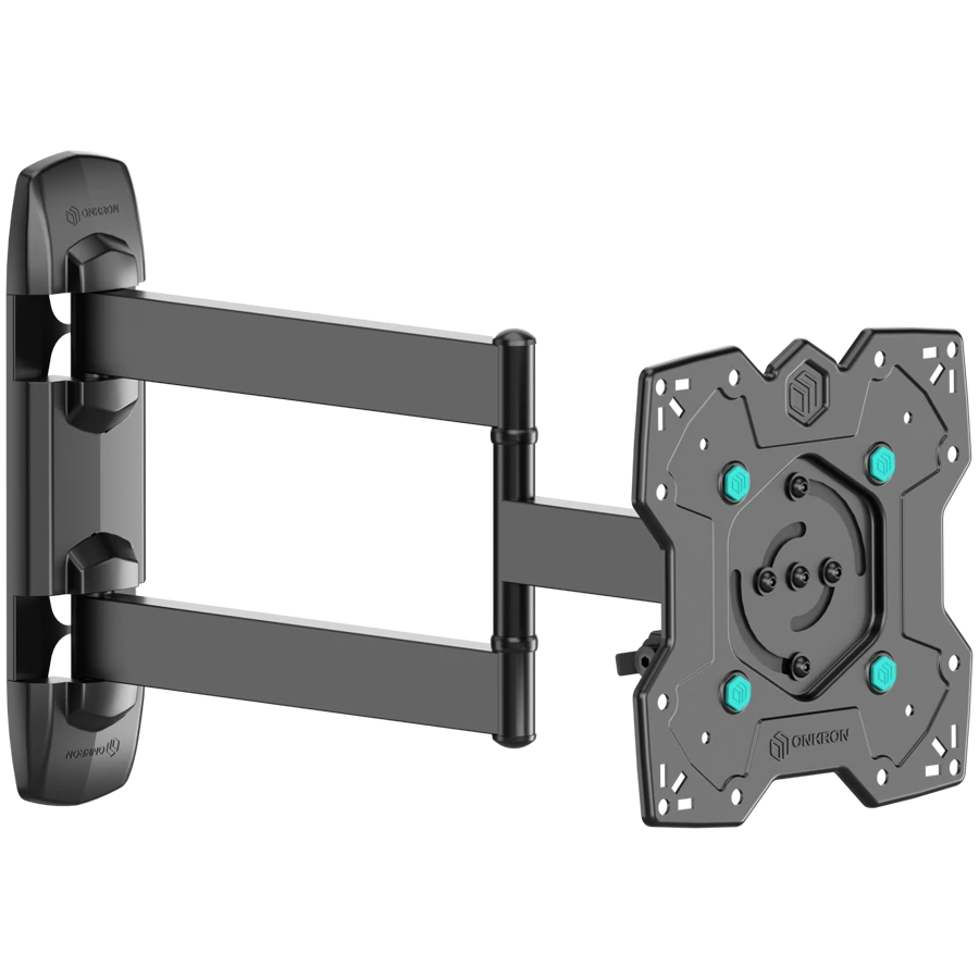ONKRON TV WALL MOUNT BRACKET FOR 17” – 43 INCH LCD LED OLED SCREENS, BLACK