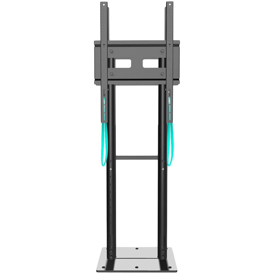 ONKRON Stationary Dual TV Stand for 2 Screens Front and Back 40''-70'' , Black