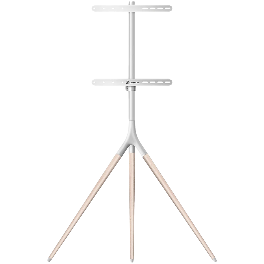 ONKRON Tripod Easel TV Stand for 32” – 65 Inch LED LCD OLED Screens up to 35 kg, White