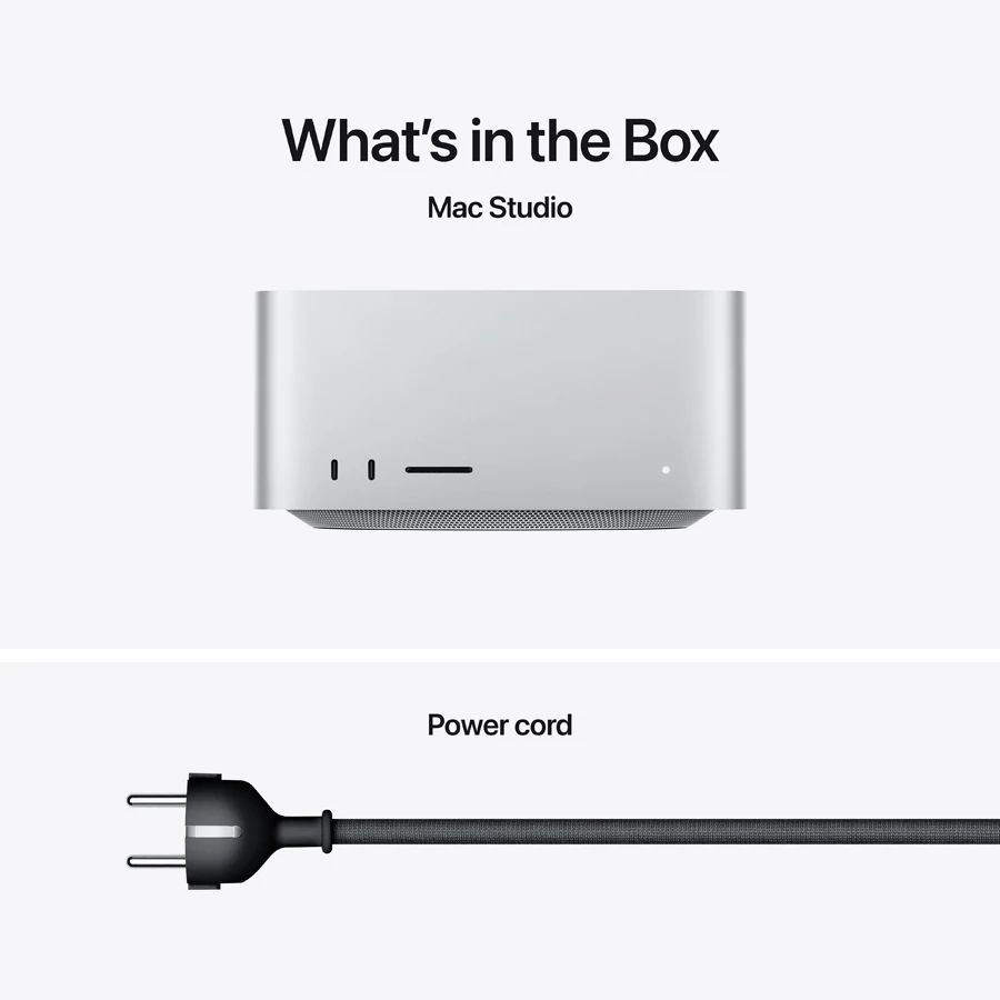 Mac Studio M4 Max (14C CPU 32C GPU), 36GB, 512GB SSD, Silver