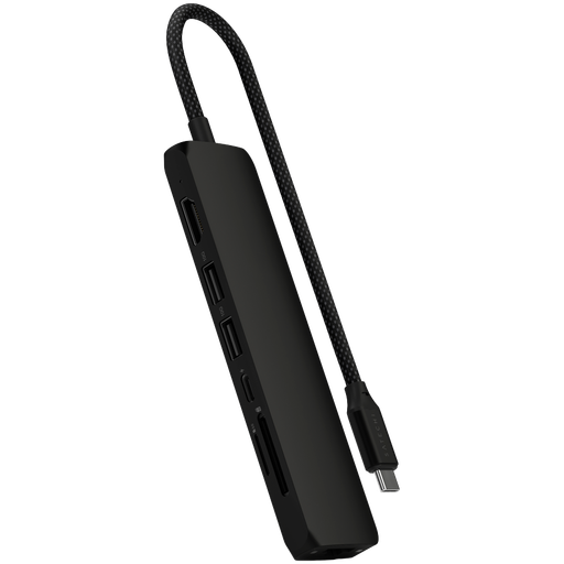 SATECHI  Slim 7 Multiport  Многопортовый адаптер  Чёрный