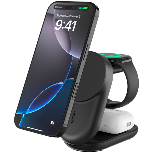 BELKIN Беспроводное зарядное устройство USB-C, 25 Вт, Чёрный