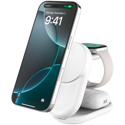 BELKIN Беспроводное зарядное устройство USB-C, 25 Вт, Белый