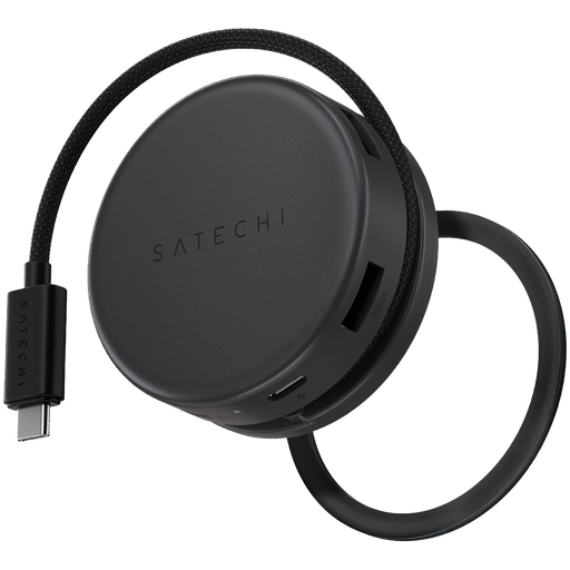 SATECHI OntheGo 7-in-1 Multiport Adapter Space Black