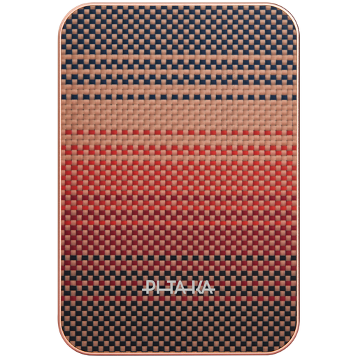 Baterie externă PITAKA Qi 2, 10000 mAh, Sunset