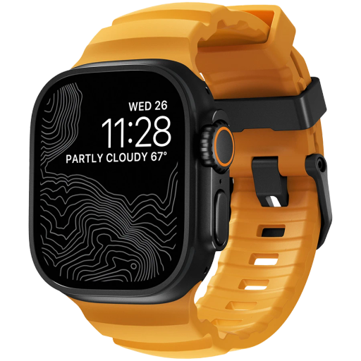 Ремінець NOMAD Rocky Point Band Black Titanium Hardware Sol за Apple Watch 46/49 mm