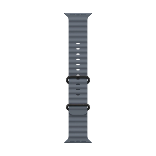 Apple 49mm Ocean Band Band Ocean Band Anchor Blue for Apple Watch 44 mmApple Watch 45 mmApple Watch 46 mmApple Watch 49 mm 44/45/46/49 mm