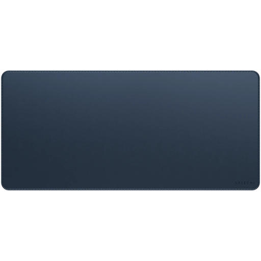 SATECHI , Blue|EnglishVegan-Leather Premium Desk MatEnglish|