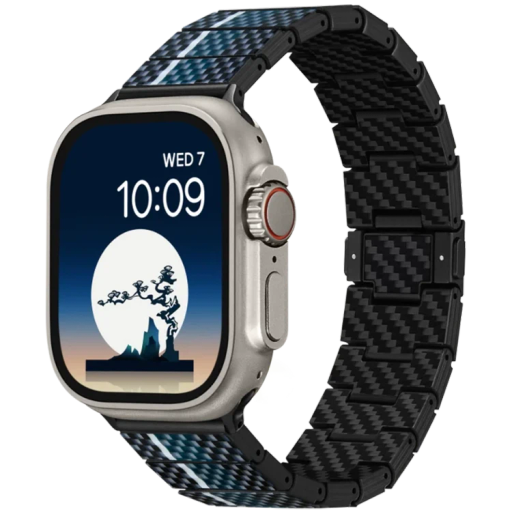 PITAKA Ремешок ChromaCarbon Band Moon для Apple Watch 38 mmApple Watch 40 mmApple Watch 42 mmApple Watch 44 mmApple Watch 45 mmApple Watch 49 mmApple Watch 41 mm