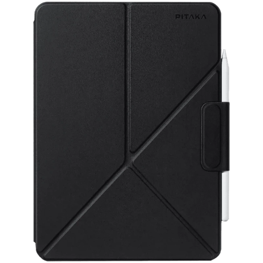 PITAKA Чехол Smart Folio MagEZ Folio с MagSafe Чёрный для iPad Air (4-го поколения)/Air (5-го поколения)/Pro 12,9 дюйма (3-го, 4-го и 5-го поколения)/Pro 12.9-inch (6th поколение)