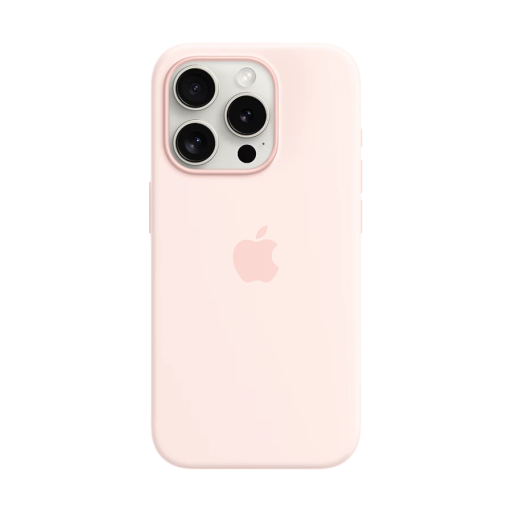 Apple Case Silicone Case with MagSafe Light Pink for iPhone 15 Pro