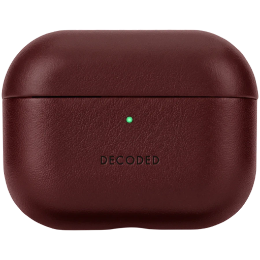 Чехол DECODED из кожи для AirPods Pro (Gen.3), Рубиновый красный