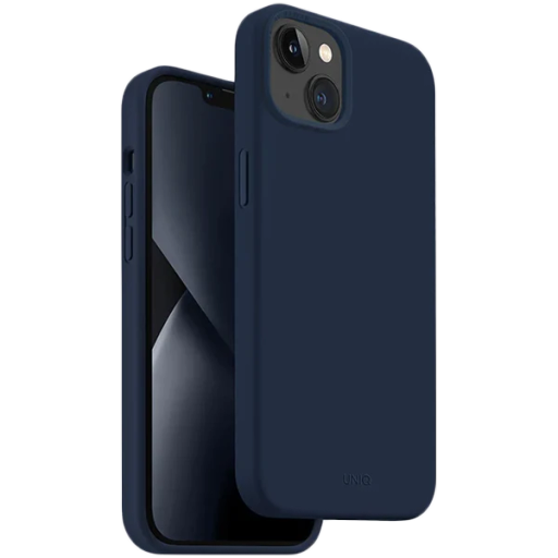 UNIQ Case Lino Marine Blue for iPhone 14 Plus