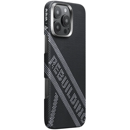 Husă PITAKA Re-TROS Tactile Woven cu MagSafe pentru iPhone 16 Pro, Rebuilding