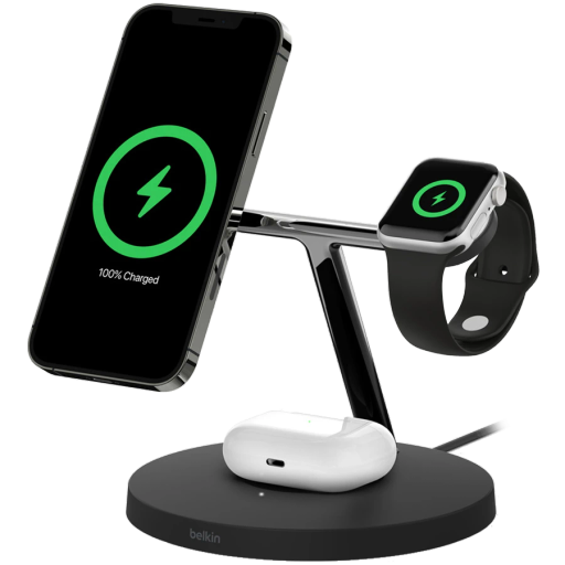 Беспроводное зарядное устройство BELKIN BoostCharge Pro, 15 Вт, Чёрный