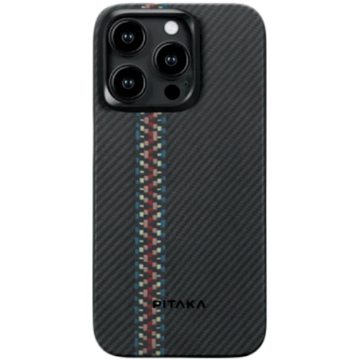 PITAKA Case Fusion Weaving MagEZ Case 4 with MagSafe Rhapsody for iPhone 15 Pro Max