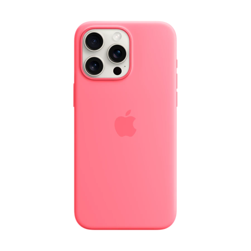 Apple Case Silicone Case with MagSafe Pink for iPhone 15 Pro Max
