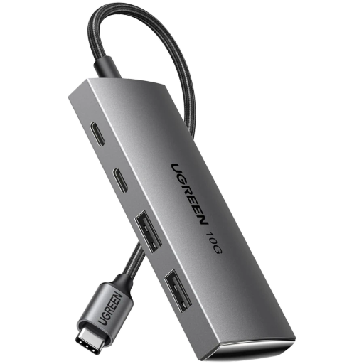 USB Hub UGREEN USB-C to 2xUSB-A + 2xUSB-C Серый