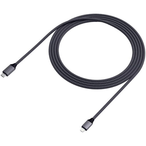 SATECHI USB-C to Lightning Cable , Gray, 1.8m