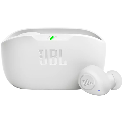 JBL Wave Buds {Тамақ} Гарнитура, Ақ
