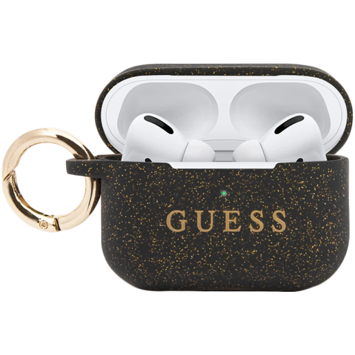 GUESS Case Silicone case  Black for AirPods Pro