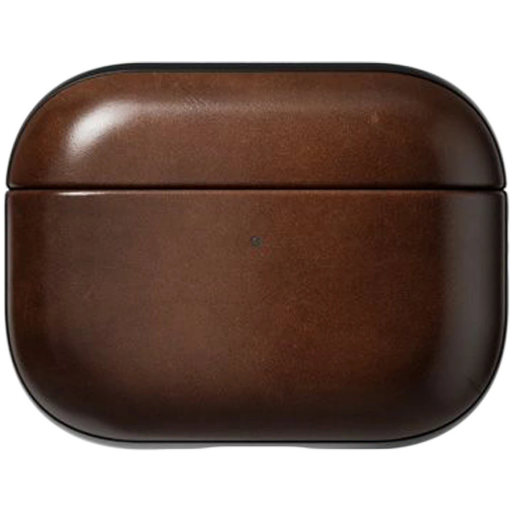 Husă NOMAD Modern din piele pentru AirPods Pro (Gen.3), Rustic Brown Horween