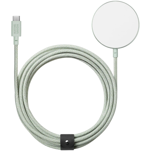 NATIVE UNION Snap Wireless Charger MagSafe, 15 W, Lighting Green