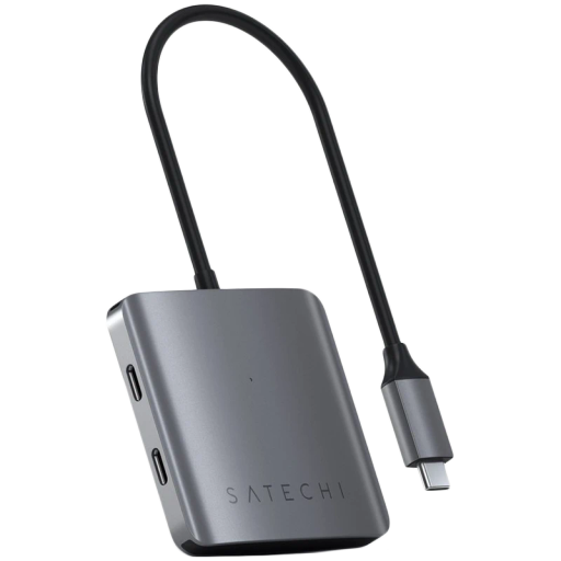 SATECHI  USB Hub 4-PORT USB-C HUB Մոխրագույն