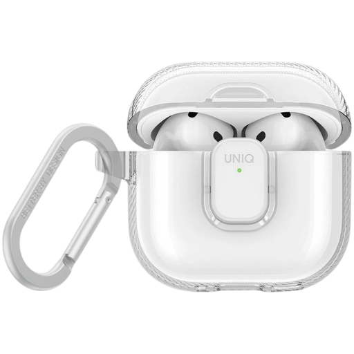 Qoruyucu örtük UNIQ Glase Pro AirPods (Gen.4) üçün, Glossy Clear