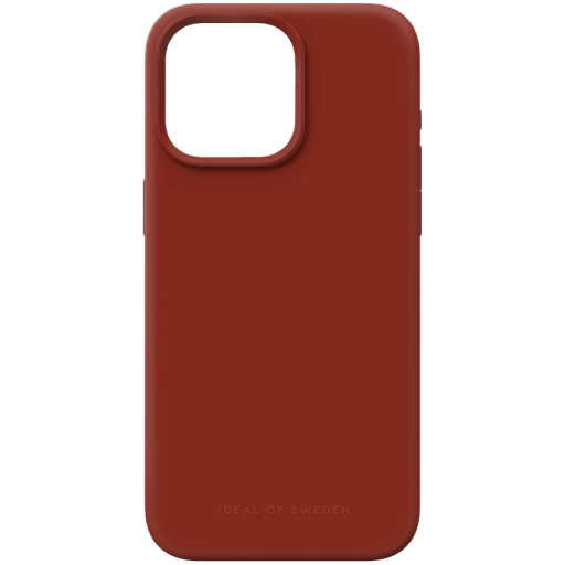 IDEAL OF SWEDEN Case Silicone Case  Dark Amber for iPhone 15