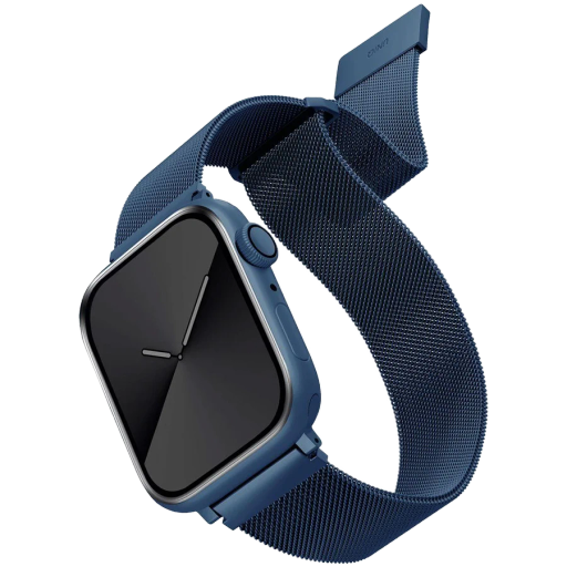 UNIQ Dante Strap Mesh Steel for Apple Watch 41/40/38 Band Dante Cobalt Blue for Apple Watch 38 mmApple Watch 40 mmApple Watch 41 mm 38/40/41 mm