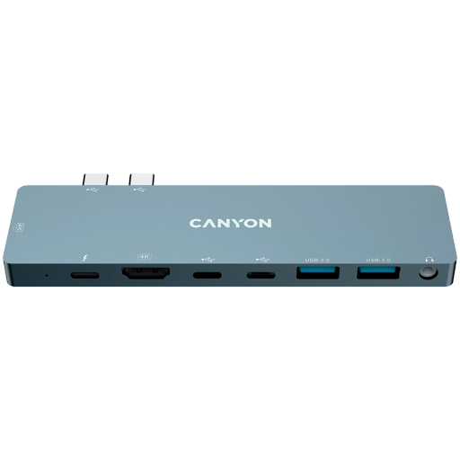 Мультипортовая док-станция CANYON 8в1 USB Type С (CNS-TDS08DG)