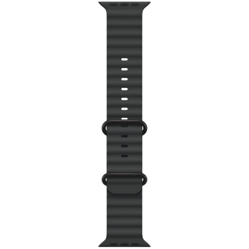 Apple 49мм Ocean Band - Black Titanium Finish Удлинитель ремешка Ocean Band - Black Titanium Finish Чёрный для Apple Watch 44 mmApple Watch 45 mmApple Watch 46 mmApple Watch 49 mm 44/45/46/49 mm