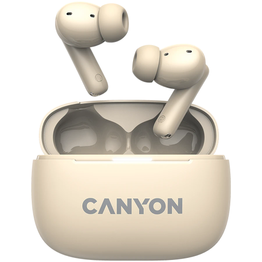 CANYON TWS-10 Wireless Headset, Beige