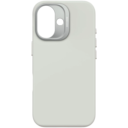 Чехол DECODED из силикона с MagSafe для iPhone 16 Plus, Серый