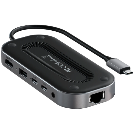 SATECHI  Multiport Adapter USB-4 MULTIPORT W2.5G ETHERNET Մոխրագույն