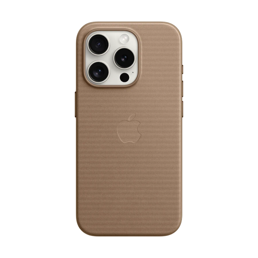 Apple Case FineWoven Case with MagSafe Taupe for iPhone 15 Pro