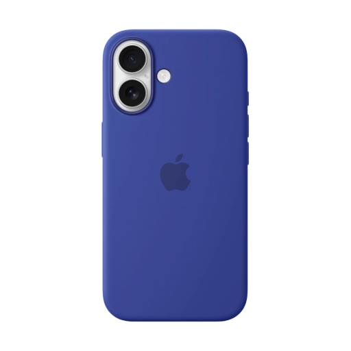 Husă APPLE din silicon cu MagSafe pentru iPhone 16, Ultramarine