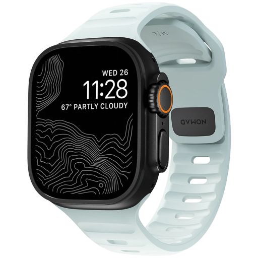 Ремешок NOMAD Sport Strap, 45 mm, Icy Blue Glow