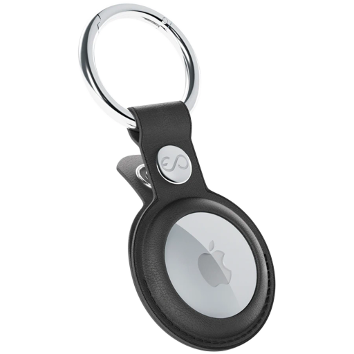 Breloc EPICO din piele pentru AirTag, Black