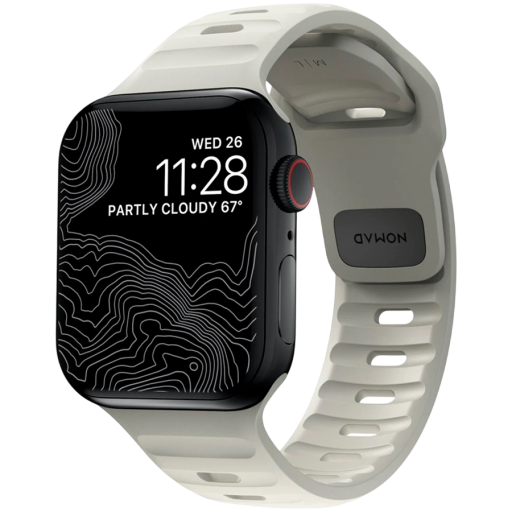 Ремешок NOMAD Sport Strap V2, 38/40/41мм, Серо-бежевый