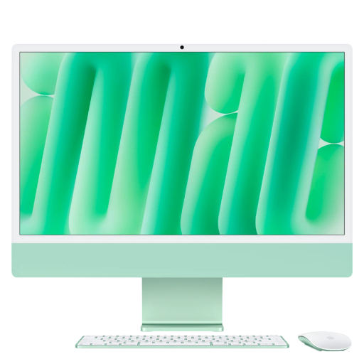 iMac 24" M4, 10C CPU 10C GPU, 24ГБ 512ГБ Твердотільний накопичувач, Зелений