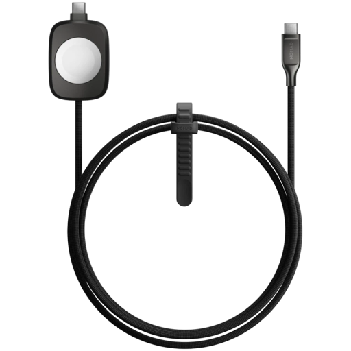 Зарядный кабель NOMAD для Apple Watch, Чёрный, 1.5м
