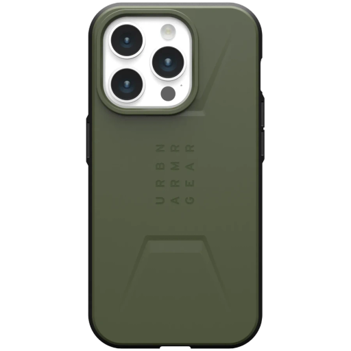 Husă UAG Civilian cu MagSafe pentru iPhone 15 Pro, Olive