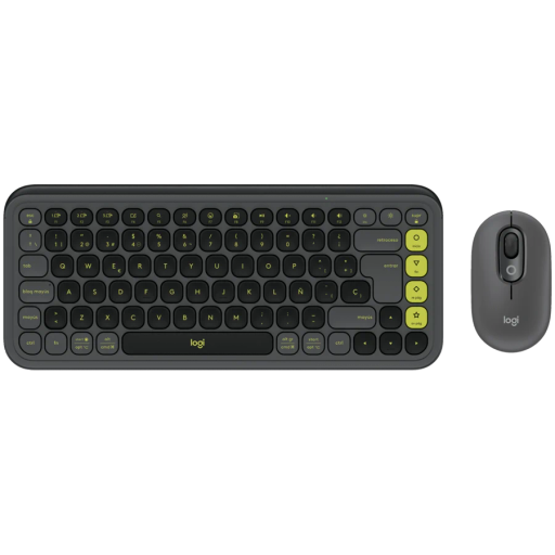 Клавиатура LOGITECH POP ICON COMBO GRAPHITE