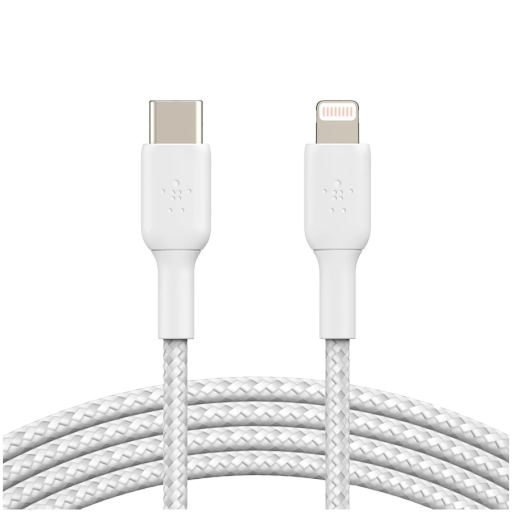 BELKIN Кабель USB-C на Lightning, Белый, 2м
