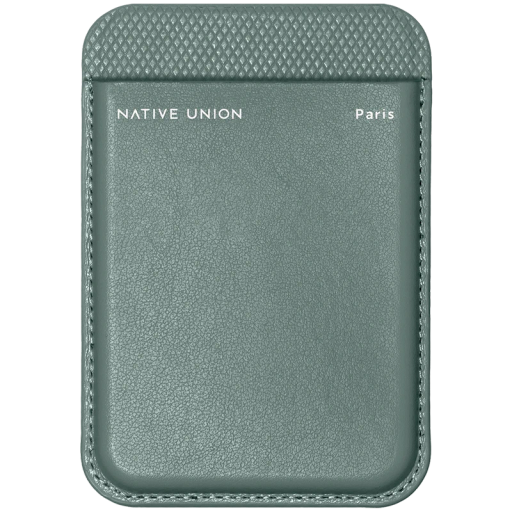 NATIVE UNION Wallet (RE)CLASSIC CARD WALLET with MagSafe Slate Green for iPhone