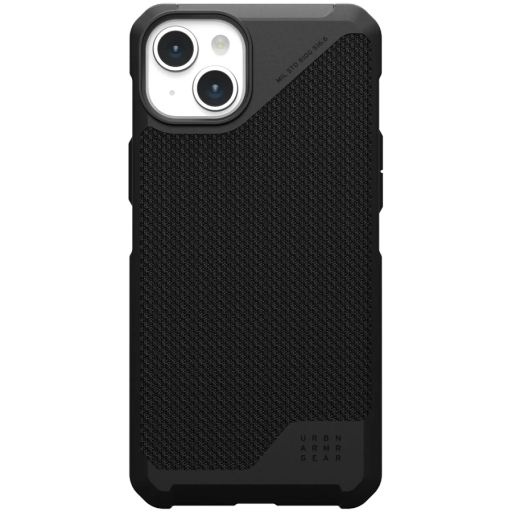 Чехол UAG Metropolis LT с MagSafe для iPhone 15 Plus, Kevlar Black